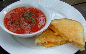 Tomato Soup and grilled cheese