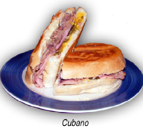Cubano sandwiich from Old San Juan restaurant